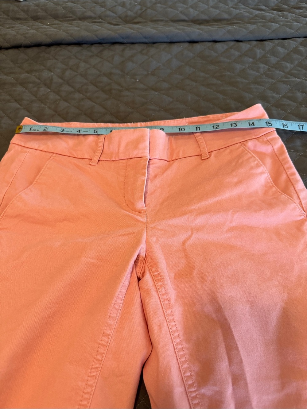 LOFT Coral Slim Straight Chino Pants